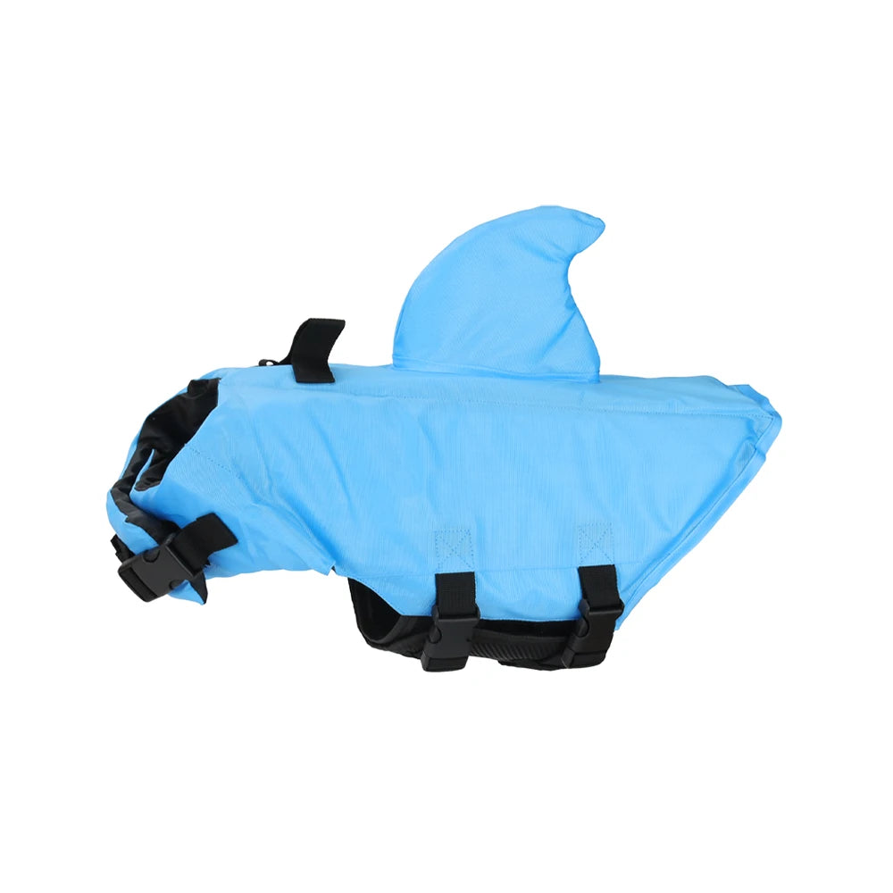 Light blue water resistant life vest or jacket for dogs