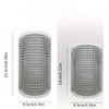 A gray cat self-groomer wall-mounted massage comb with 15.4cm length and 8.5cm diameter.