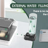 Incubateur à œufs automatique avec système de remplissage d'eau externe et dispositif séparé.