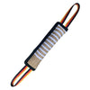 Durable jute dog tug of war training toy with striped cord handles