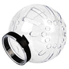 Clear silicone breathable muzzle hood for grooming and post-surgery protection