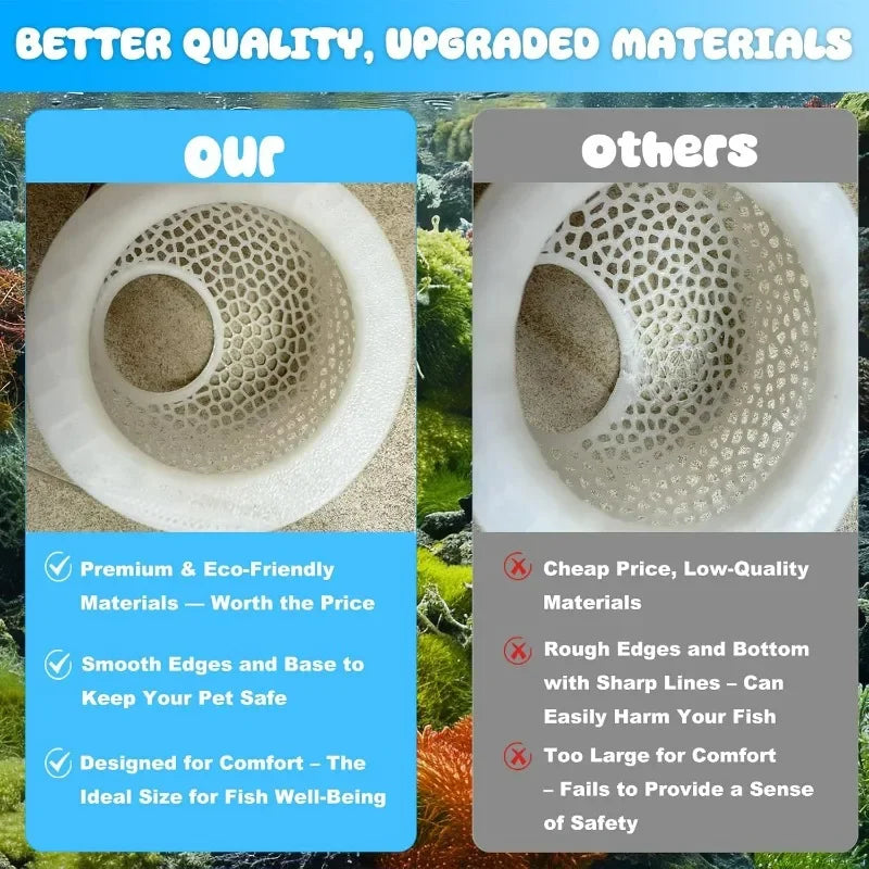 Vergleich: Produkt mit hochwertigeren Materialien, hervorgehoben durch glatte Kanten und eine