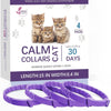 Box of Calm Collars for pets with purple collars and natural ingredients