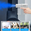 A hand holds an electric nano steam disinfecting spray gun, demonstrating its multi-scene application for health and caring.