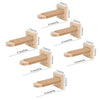 Modular cat wall shelves featuring wooden bridges and hammock-style resting spots.