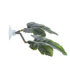 Feuilles de lotus simulées utilisées comme décoration ou literie pour un aquarium de betta