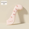 Pink silicone canning spoon shaped like a cat with whiskers