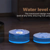 Fontaine à eau automatique pour animaux montrant différents niveaux : MAX, MIN et visibilité claire.