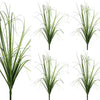 Quatre variations de plantes décoratives de jardin miniature à la ciboulette, vues sous différents angles