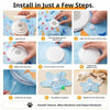 Instructions show how to install an automatic hide-and-seek cat toy with a moving feather wand.