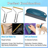 A set of metal lint rollers and a soft lint remover tool for removing lint from fabrics and pet hair.