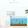 Râtelier automatique WiFi blanc pour animaux de compagnie, conçu pour petits aquariums avec réservoir transparent et mécanism