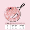 Pink watercolor print adjustable pet bucket hat for dogs