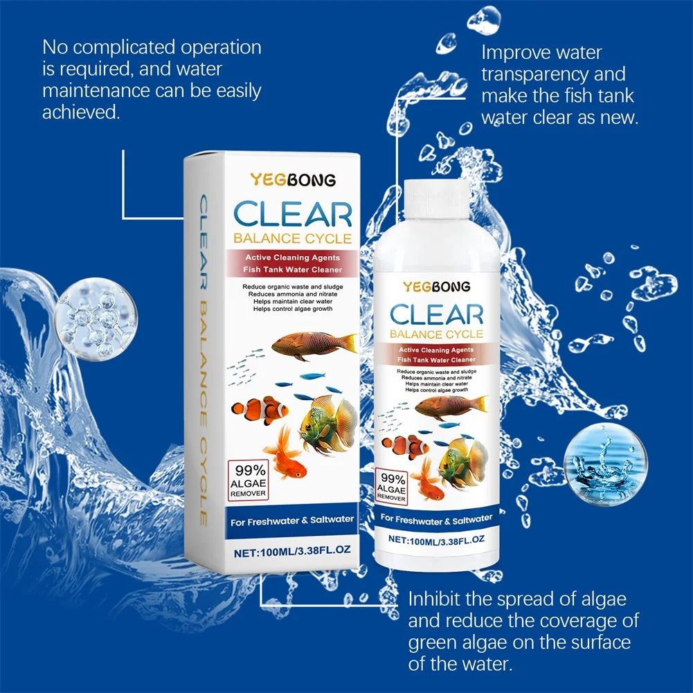 YEGBON CLEAR Balance Cycle aquarium water cleaner for fish tanks