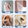 Images showing toe gap, ear hair, periocular hair, and butt hair on a pet.