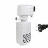 A white 3-in-1 aquarium water circulation pump with a threaded output fitting.