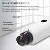 A close-up view of a white electric dog nail grinder with a black grinding head, designed for pet grooming.