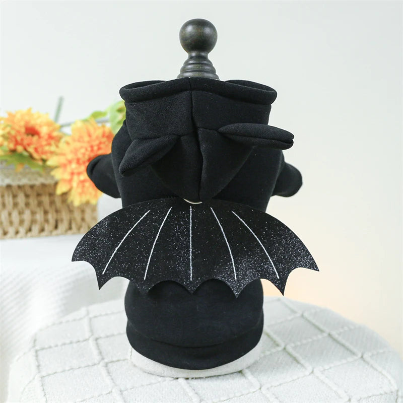 Black plush fleece pet overalls designed for dogs and cats