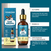 Yegbong ear drops bottle and box showing ingredients like glycerin and bisabolol for pet ear care