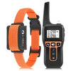 Collier de dressage universel pour chien orange et noir avec dispositif à télécommande
