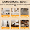 A set of foldable metal mesh pet gates and barriers suitable for isolating areas like kitchen, bathroom, staircase, entrance,