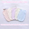 A collection of soft, pleated cloud cotton vests in various pastel colors for pets.