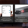 Gros plan d'un aquarium intelligent avec système d'alimentation à distance et éclairage.