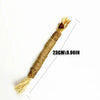 A natural silver vine cat chew toy made of twine and natural materials.