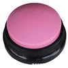 A pink and black pet communication recording button with a buzzer.