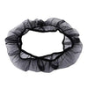 Black sheer breathable nylon bird cage seed catcher skirt