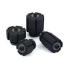 Black biochemical sponge filter designed for aquarium air pumps