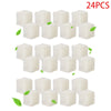 24 pieces of white activated carbon replacement filters for cat water fountains