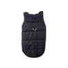 Veste en polaire imperméable, matelassée noire, pour chiens et chats
