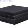 A black foam aquarium sponge filter product.
