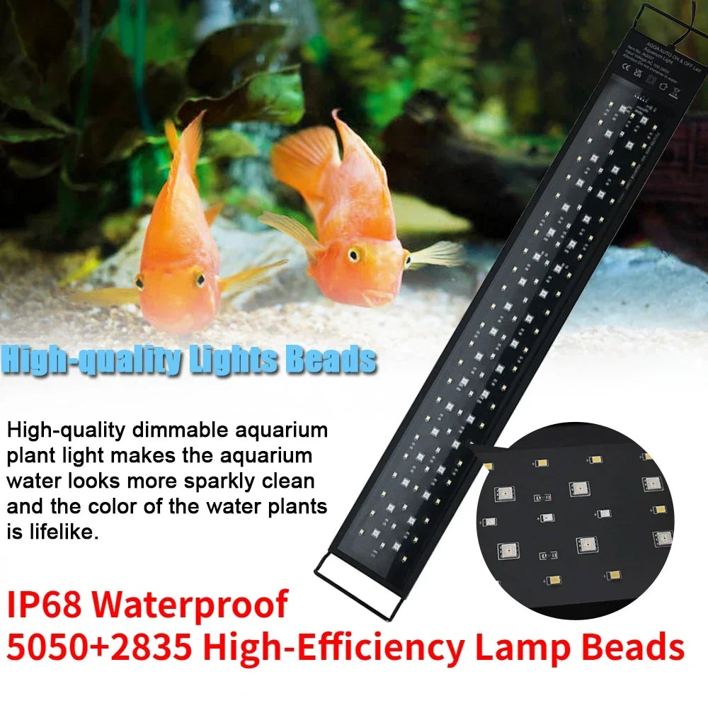 Lange Leucht-Perlen aus IP68 wasserdichter 5050+2835 LED für Aquariumbeleuchtung.