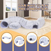 Four ways to play free combination of a cozy plush cat tunnel bed