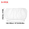 Clear stretchy bird cage seed guard net measuring 26cm wide and 120-150cm long