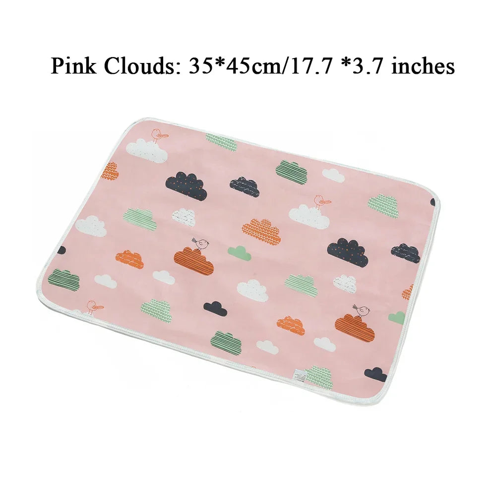 Pink Clouds reusable absorbent pee pad for small pet cages