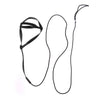 Black bird training harness and leash set
