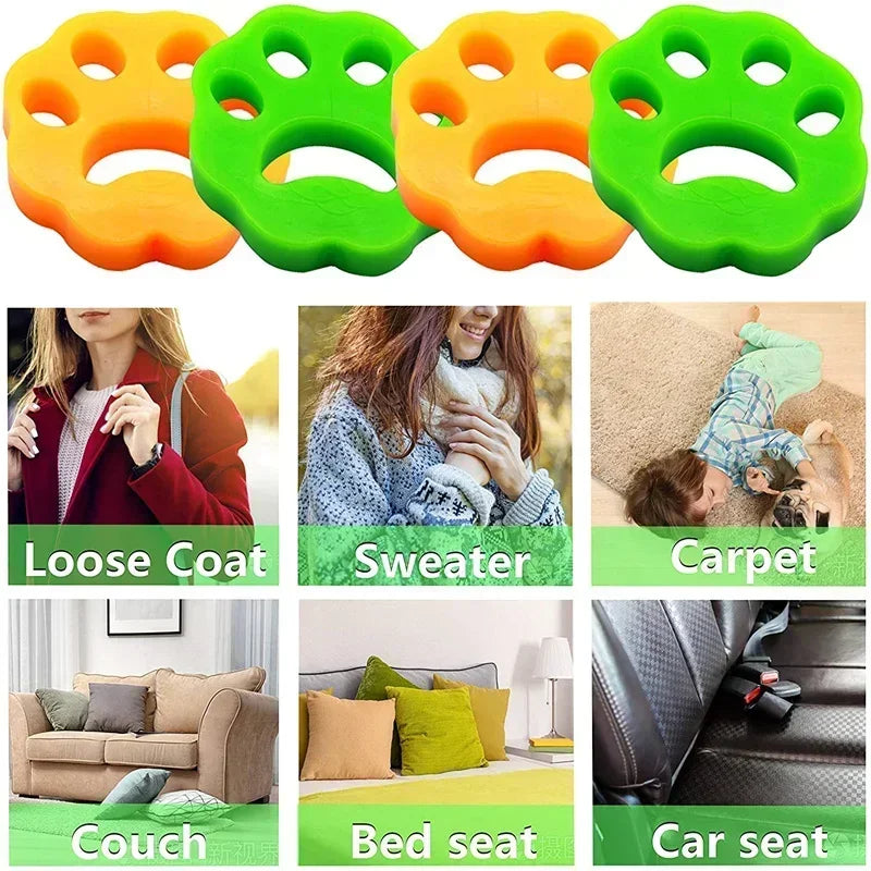 Set wiederverwendbare Bürsten zum Entfernen von Tierhaaren für Mäntel, Pullover, Teppiche und Sofas
