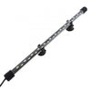 A long, flexible waterproof LED aquarium light bar with multiple light strips and mounting fixtures.