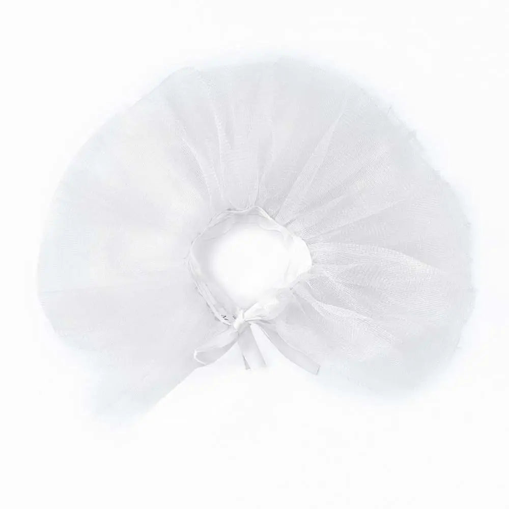 White tulle tutu dress for a small dog