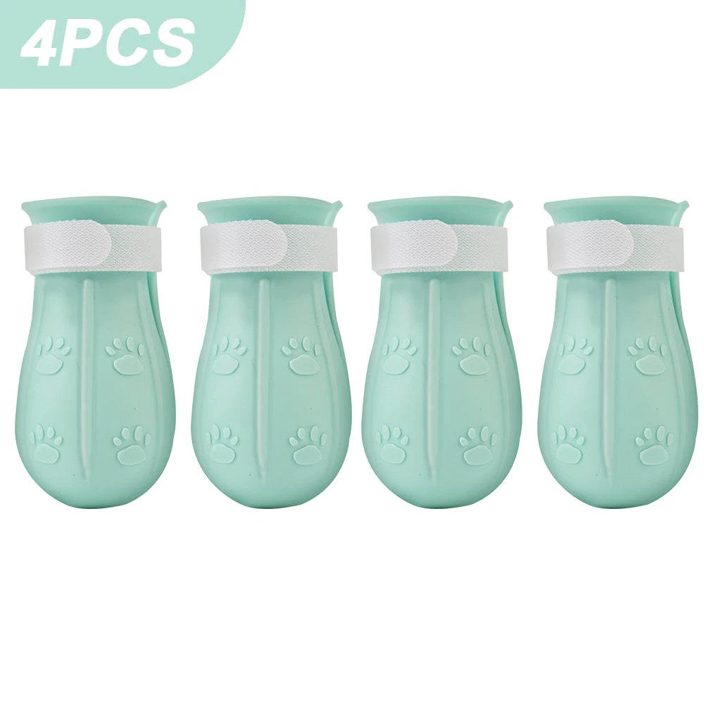 Four light blue silicone cat muzzle hoods for grooming and post-surgery protection