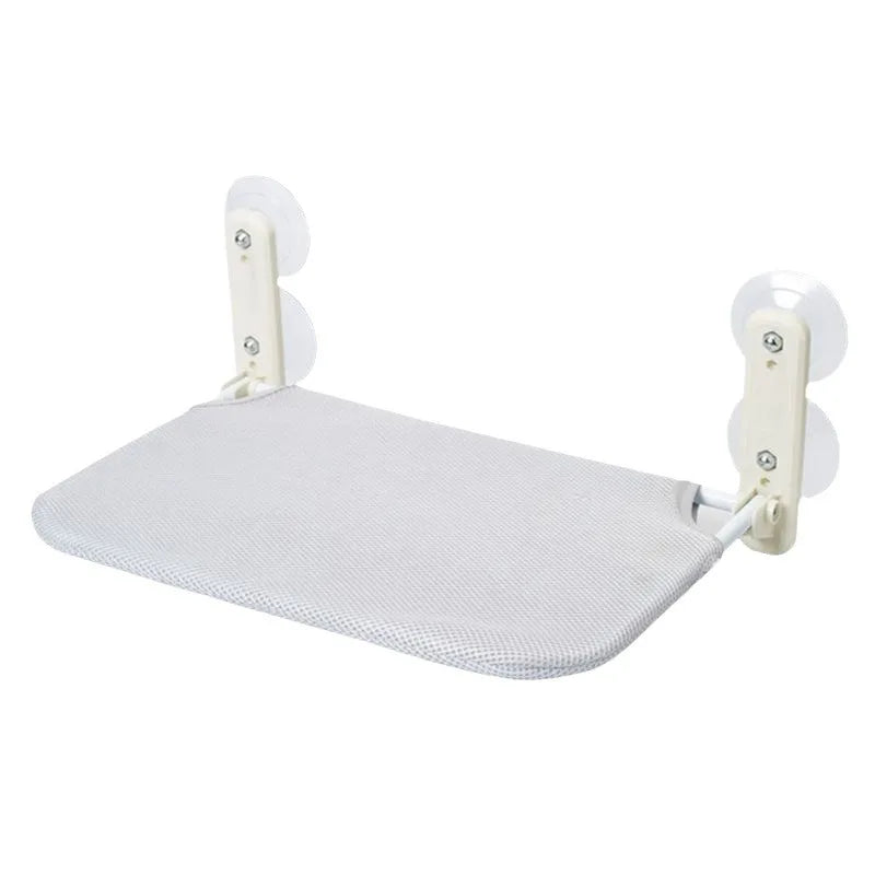 A white suction cup cat hammock designed for windowsills and glass.