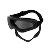 Black adjustable anti-glare pet sunglasses for dogs