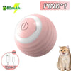 Pinkes interaktives elektronisches Spielzeugball für Hunde mit 80mAh Akku und Type-C-Ladekabel