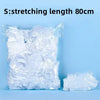 Durchsichtige Plastikverpackung, Dehnlänge 80cm, Einweg-Littermatte für Kaninchen- und Hamsterkäfige.