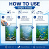 Instructions pour utiliser un clarificateur d'eau pour aquarium en trois étapes simples pour profiter d'une eau claire.