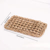 Transat à balançoire en jute rectangulaire pour reptiles, montrant ses dimensions.