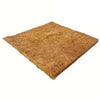 A rectangular pad of natural brown coconut coir used as a nesting liner for chicken coops.